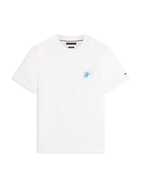 TOMMY HILFIGER TOMMY HILFIGER Majica  azur / bijela