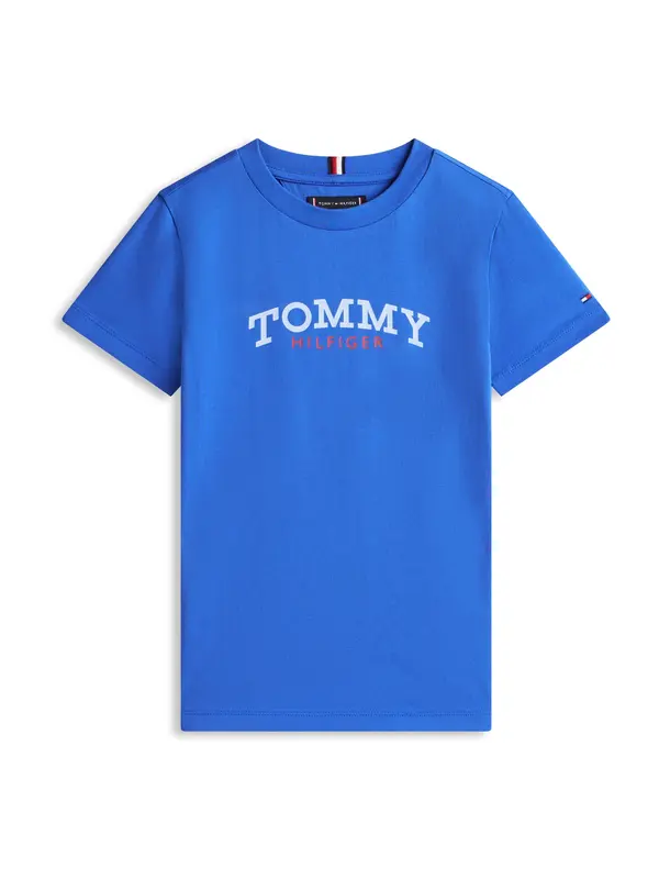 TOMMY HILFIGER TOMMY HILFIGER Majica  azur / crvena / bijela