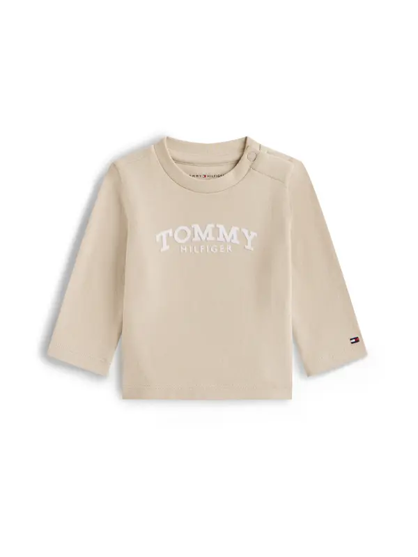 TOMMY HILFIGER TOMMY HILFIGER Majica  bež / bijela
