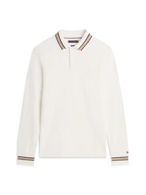 TOMMY HILFIGER TOMMY HILFIGER Majica  bež / ecru/prljavo bijela / crna