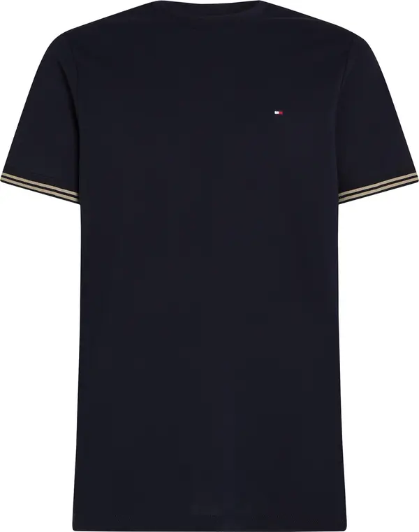 TOMMY HILFIGER TOMMY HILFIGER Majica  bež / mornarsko plava