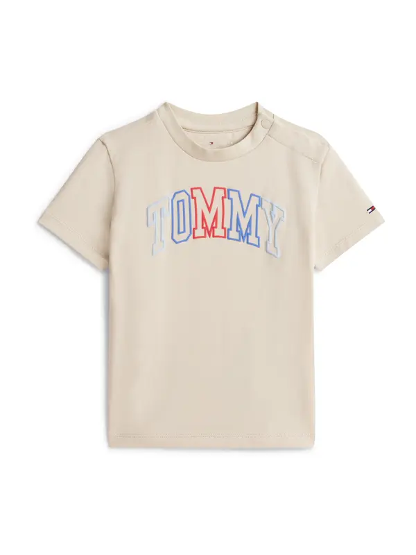 TOMMY HILFIGER TOMMY HILFIGER Majica  bež / plava / svijetloplava / crvena