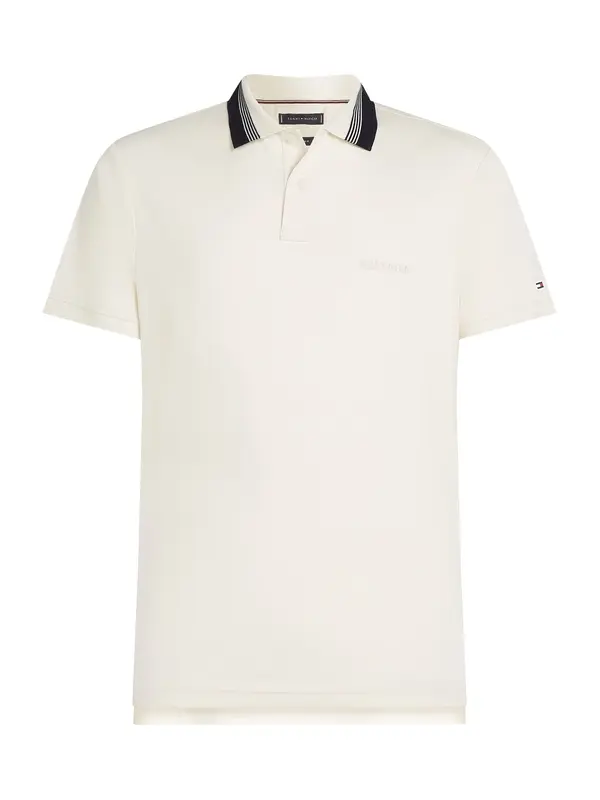 TOMMY HILFIGER TOMMY HILFIGER Majica  boja slonovače / golublje plava / crna