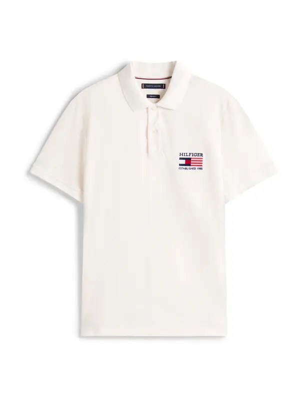 TOMMY HILFIGER TOMMY HILFIGER Majica  boja slonovače / mornarsko plava / crvena