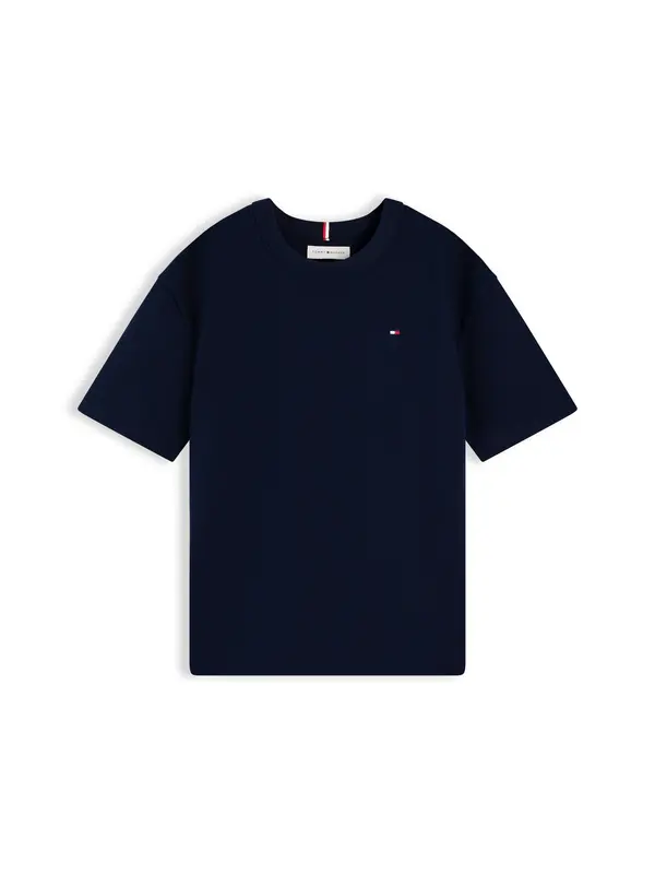 TOMMY HILFIGER TOMMY HILFIGER Majica  boja slonovače / morsko plava