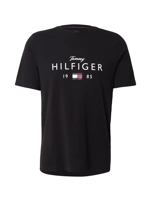 TOMMY HILFIGER TOMMY HILFIGER Majica 'BRAND LOVE'  crvena / crna / bijela