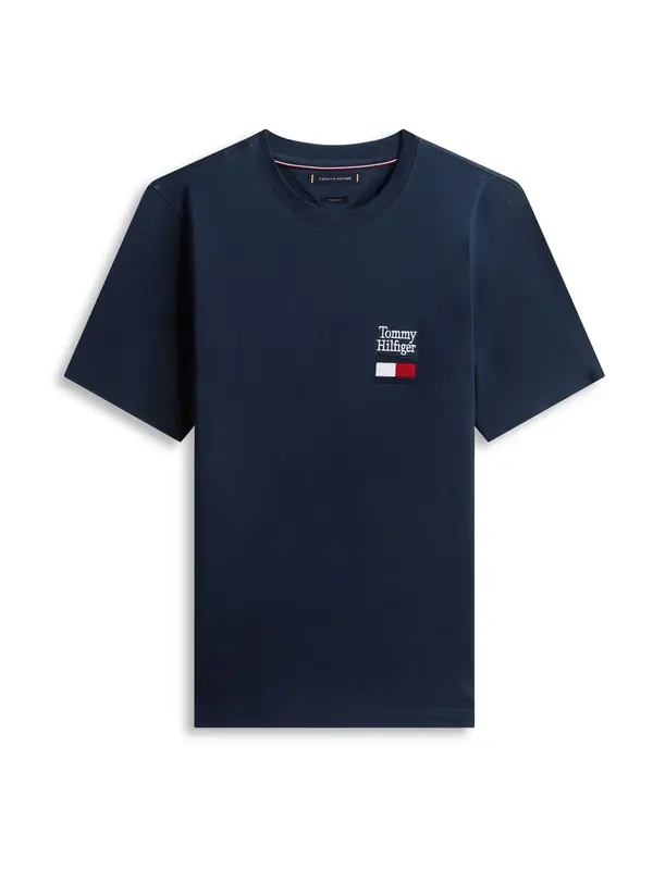TOMMY HILFIGER TOMMY HILFIGER Majica 'BRAND LOVE'  mornarsko plava / crvena / bijela