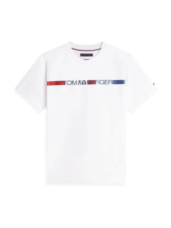 TOMMY HILFIGER TOMMY HILFIGER Majica 'BRAND LOVE'  mornarsko plava / crvena / bijela