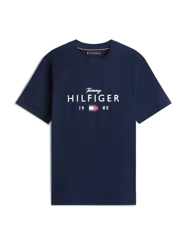 TOMMY HILFIGER TOMMY HILFIGER Majica 'BRAND LOVE'  mornarsko plava / crvena / bijela