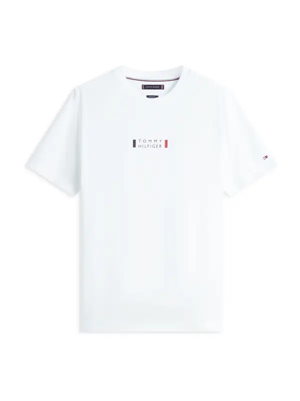 TOMMY HILFIGER TOMMY HILFIGER Majica 'BRAND LOVE'  mornarsko plava / crvena / bijela