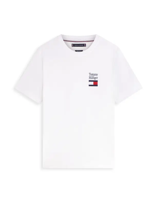 TOMMY HILFIGER TOMMY HILFIGER Majica 'BRAND LOVE'  mornarsko plava / crvena / bijela