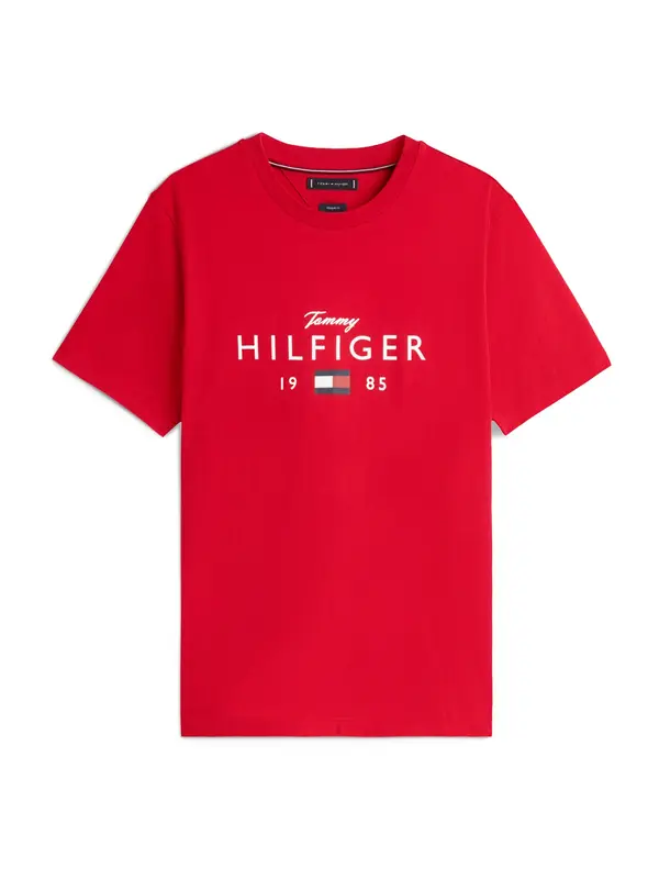 TOMMY HILFIGER TOMMY HILFIGER Majica 'BRAND LOVE'  mornarsko plava / crvena / bijela