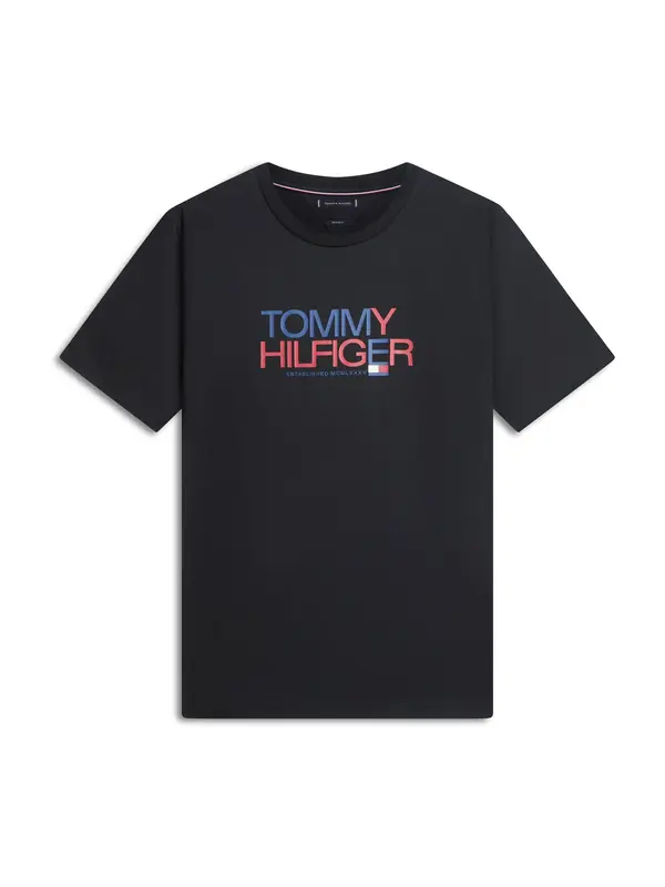 TOMMY HILFIGER TOMMY HILFIGER Majica 'BRAND LOVE'  morsko plava / crvena / crna / bijela