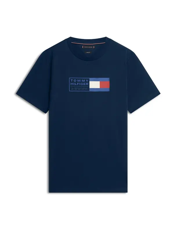 TOMMY HILFIGER TOMMY HILFIGER Majica 'BRAND LOVE'  plava / crvena / bijela