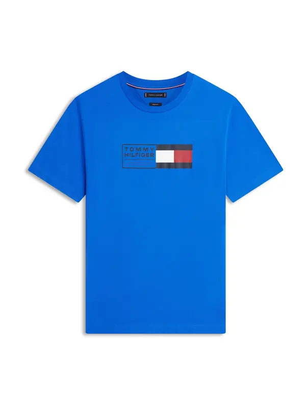 TOMMY HILFIGER TOMMY HILFIGER Majica 'BRAND LOVE'  plava / mornarsko plava / crvena / bijela