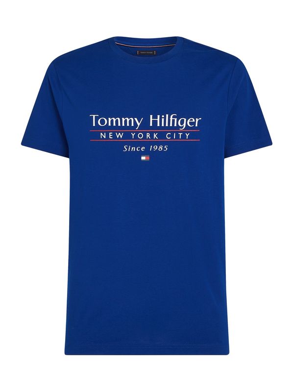 TOMMY HILFIGER TOMMY HILFIGER Majica 'CENTER STACK'  plava / crvena / bijela