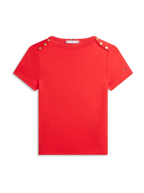 TOMMY HILFIGER TOMMY HILFIGER Majica  ciglasto crvena
