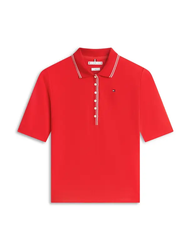 TOMMY HILFIGER TOMMY HILFIGER Majica  ciglasto crvena