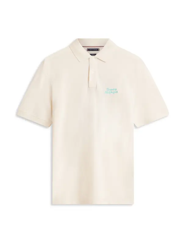 TOMMY HILFIGER TOMMY HILFIGER Majica 'CLASSIC'  svijetlobež / akvamarin / crna