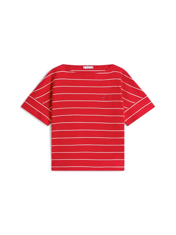 TOMMY HILFIGER TOMMY HILFIGER Majica 'CODY'  crvena / bijela