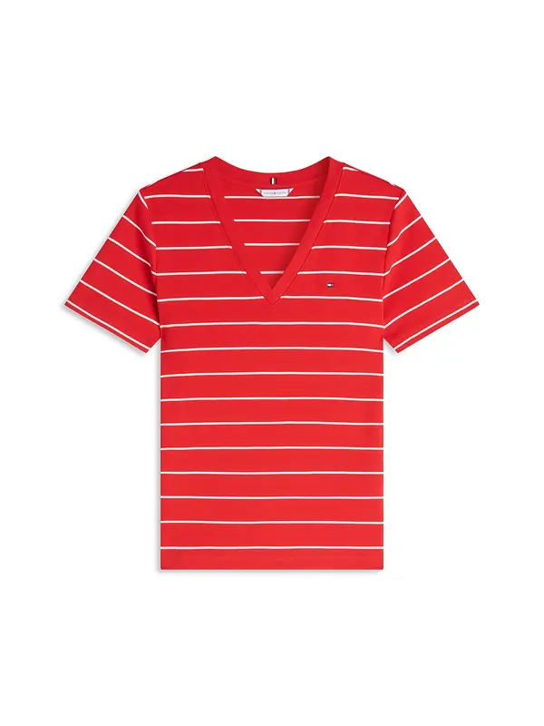 TOMMY HILFIGER TOMMY HILFIGER Majica 'Cody'  crvena / bijela