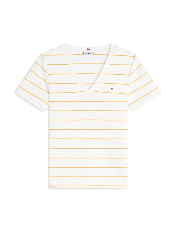 TOMMY HILFIGER TOMMY HILFIGER Majica 'CODY'  mandarina / bijela