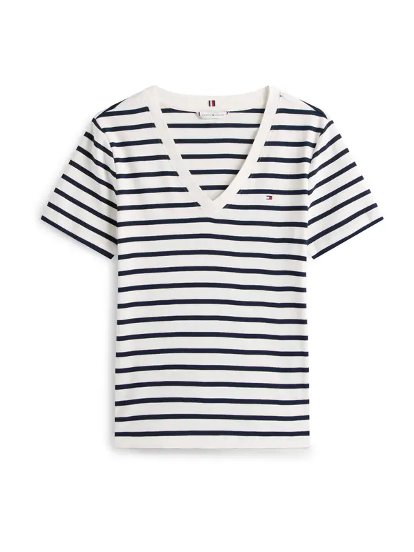 TOMMY HILFIGER TOMMY HILFIGER Majica 'CODY'  morsko plava / bijela