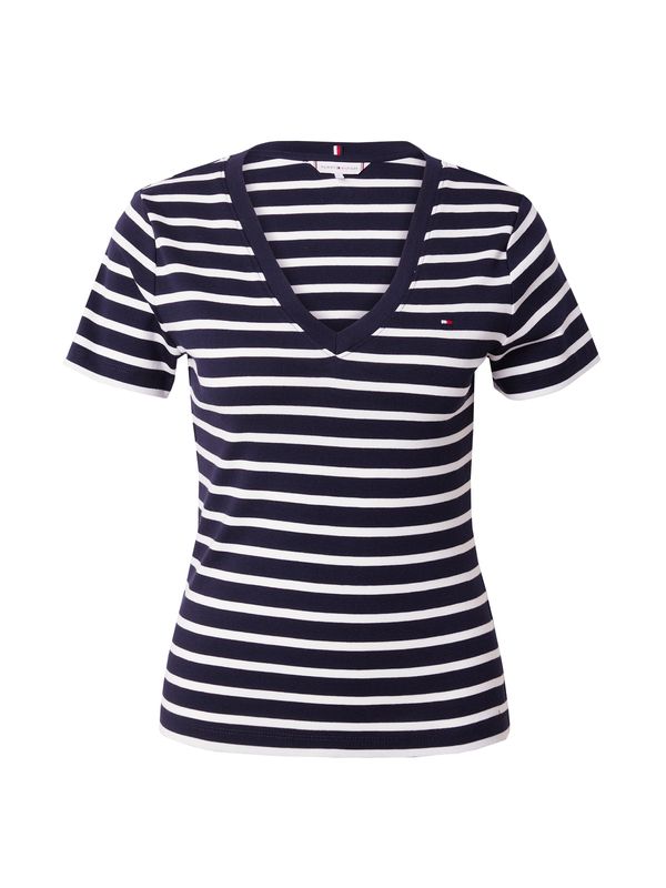 TOMMY HILFIGER TOMMY HILFIGER Majica 'Cody'  morsko plava / svijetlo crvena / bijela