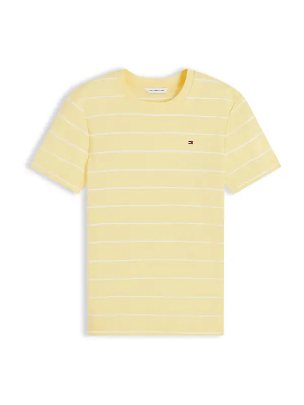 TOMMY HILFIGER TOMMY HILFIGER Majica 'CODY'  svijetložuta / bijela