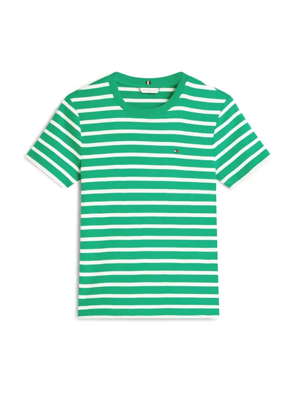 TOMMY HILFIGER TOMMY HILFIGER Majica 'CODY'  zelena / bijela