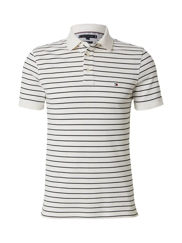 TOMMY HILFIGER TOMMY HILFIGER Majica 'CORE 1985'  ecru/prljavo bijela / crna