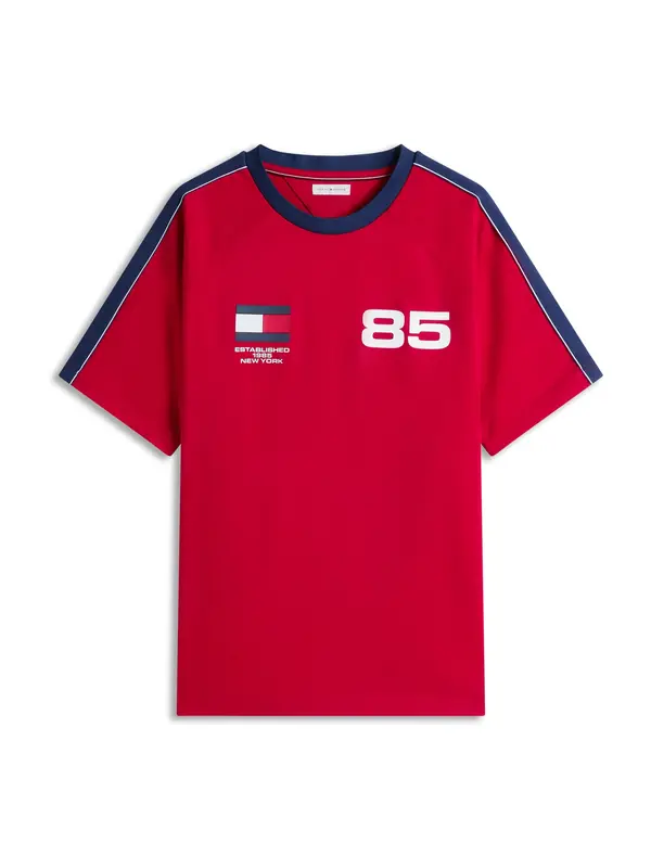 TOMMY HILFIGER TOMMY HILFIGER Majica 'COUNTRIES'  mornarsko plava / crvena / bijela