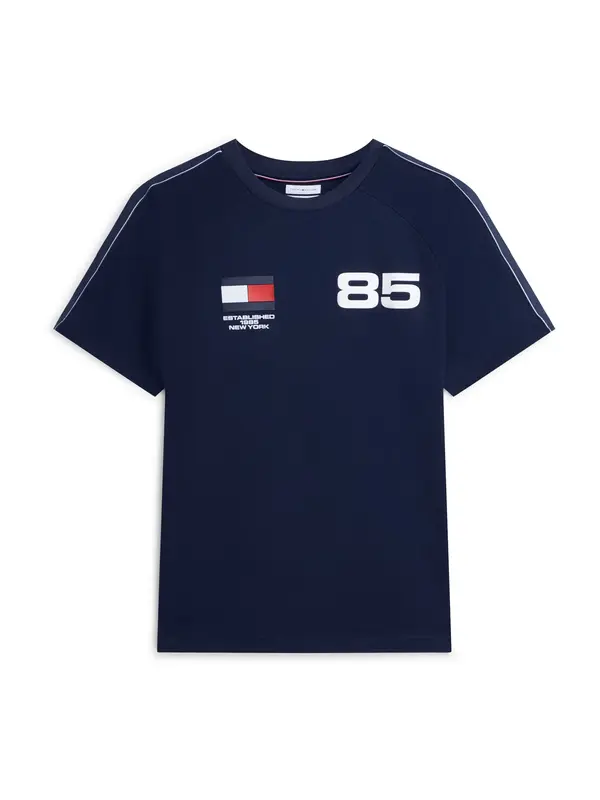 TOMMY HILFIGER TOMMY HILFIGER Majica 'COUNTRIES'  morsko plava / bijela