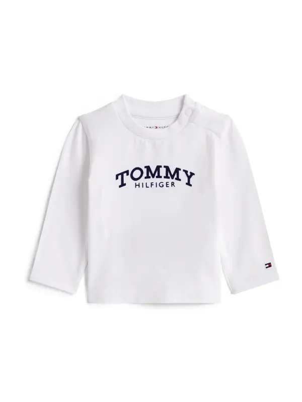 TOMMY HILFIGER TOMMY HILFIGER Majica  crna / bijela