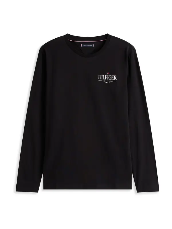 TOMMY HILFIGER TOMMY HILFIGER Majica  crna / bijela