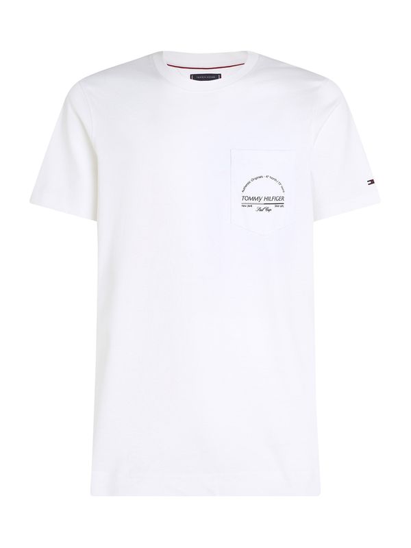 TOMMY HILFIGER TOMMY HILFIGER Majica  crna / bijela