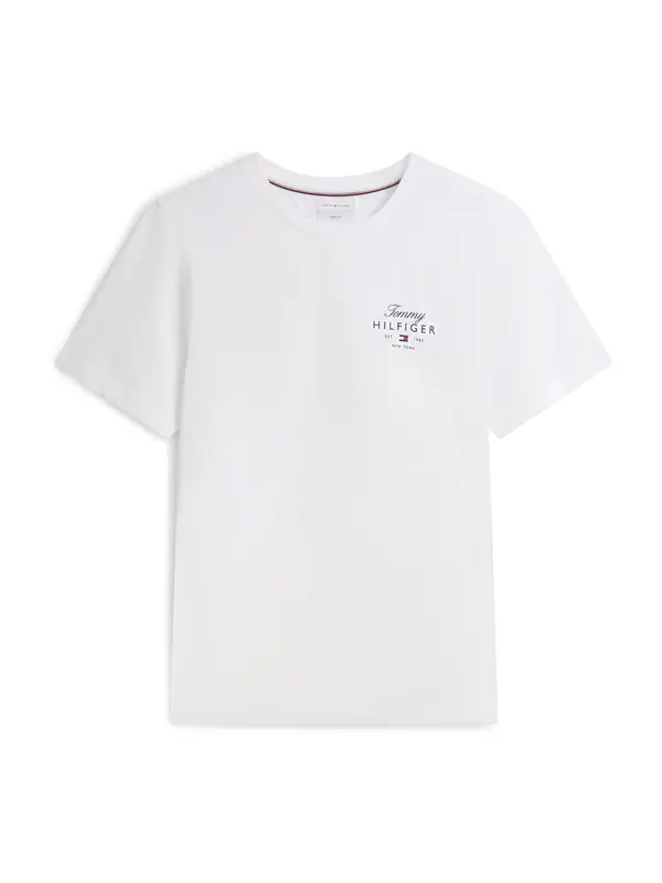 TOMMY HILFIGER TOMMY HILFIGER Majica  crna / bijela