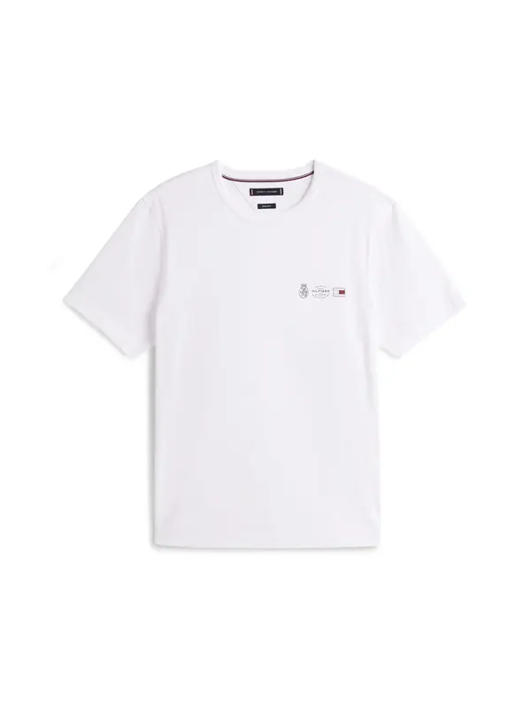 TOMMY HILFIGER TOMMY HILFIGER Majica  crna / bijela