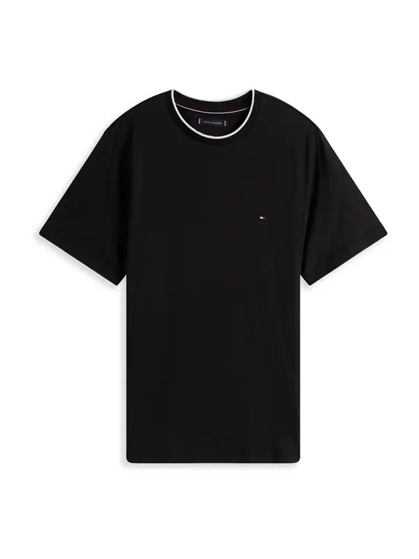 TOMMY HILFIGER TOMMY HILFIGER Majica  crna / bijela