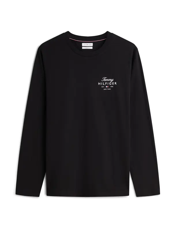 TOMMY HILFIGER TOMMY HILFIGER Majica  crna / bijela