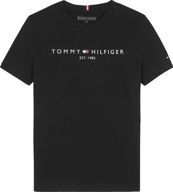 TOMMY HILFIGER TOMMY HILFIGER Majica  crna / bijela