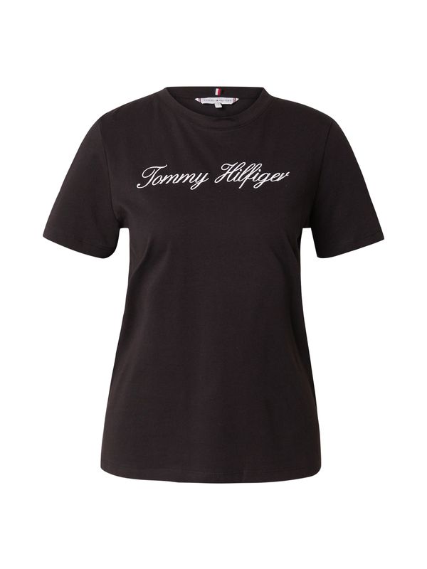 TOMMY HILFIGER TOMMY HILFIGER Majica  crna / bijela