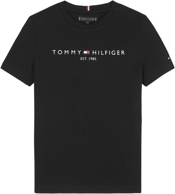 TOMMY HILFIGER TOMMY HILFIGER Majica  crna / bijela
