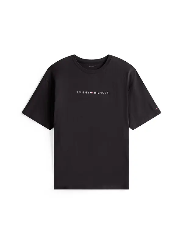 TOMMY HILFIGER TOMMY HILFIGER Majica  crna / bijela