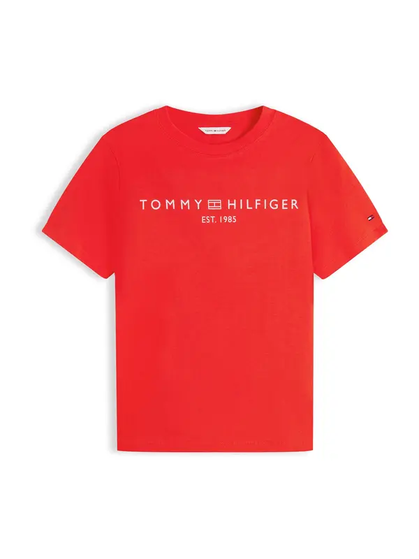 TOMMY HILFIGER TOMMY HILFIGER Majica  crvena / bijela