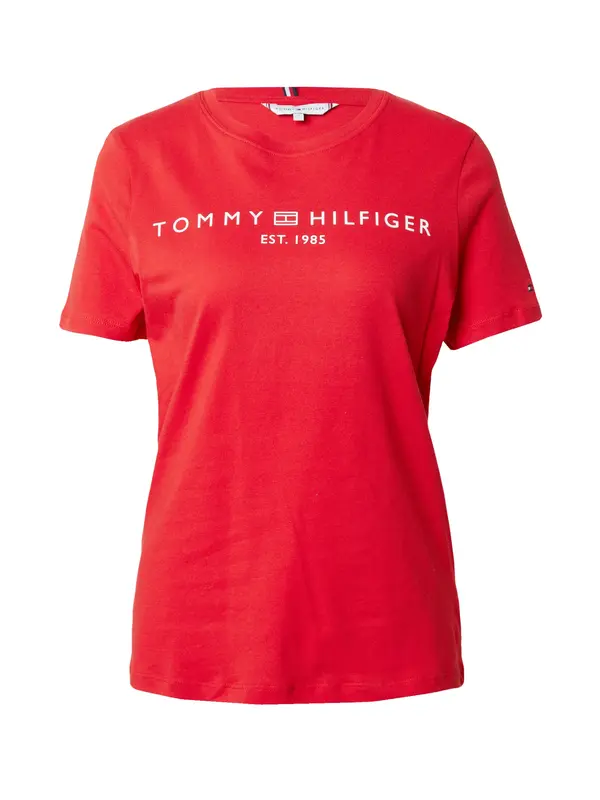 TOMMY HILFIGER TOMMY HILFIGER Majica  crvena / bijela