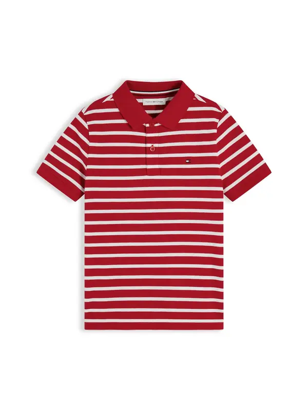 TOMMY HILFIGER TOMMY HILFIGER Majica  crvena / bijela