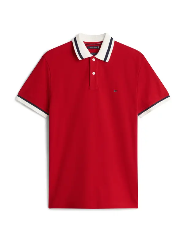 TOMMY HILFIGER TOMMY HILFIGER Majica  crvena / bijela