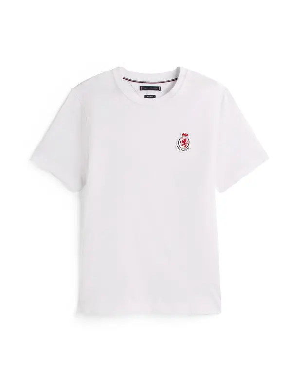 TOMMY HILFIGER TOMMY HILFIGER Majica  crvena / crna / bijela