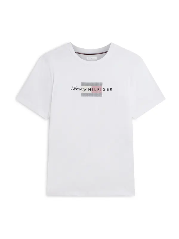 TOMMY HILFIGER TOMMY HILFIGER Majica  crvena / crna / bijela